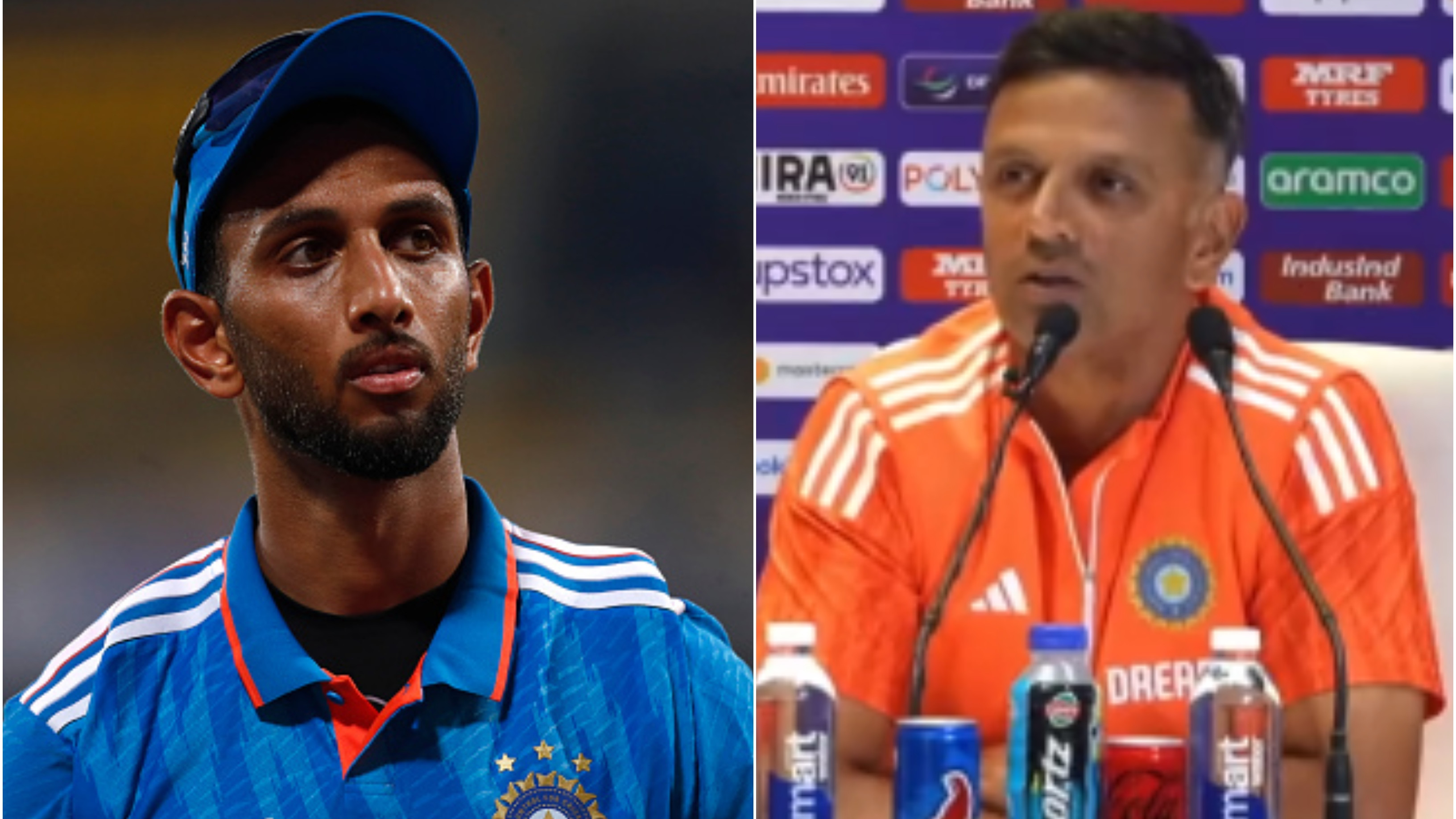 CWC 2023: “There's enough quality in top 7,” Dravid explains logic behind Prasidh Krishna’s pick as Hardik Pandya’s replacement