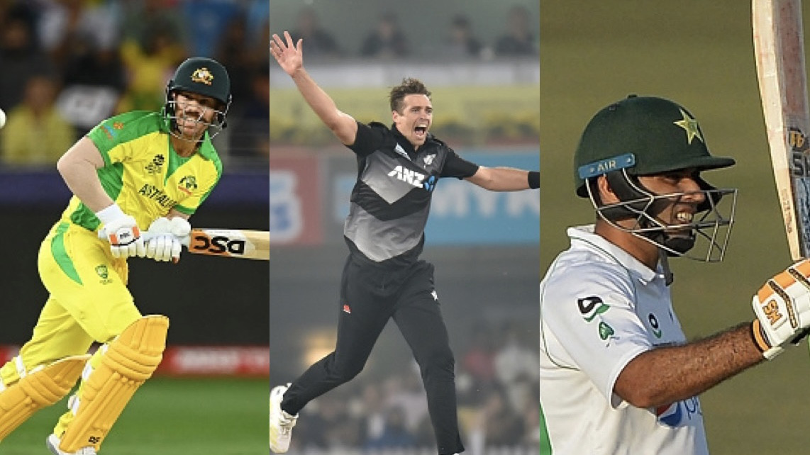 David Warner, Tim Southee and Abid Ali nominated for ICC Men's Player of the Month award