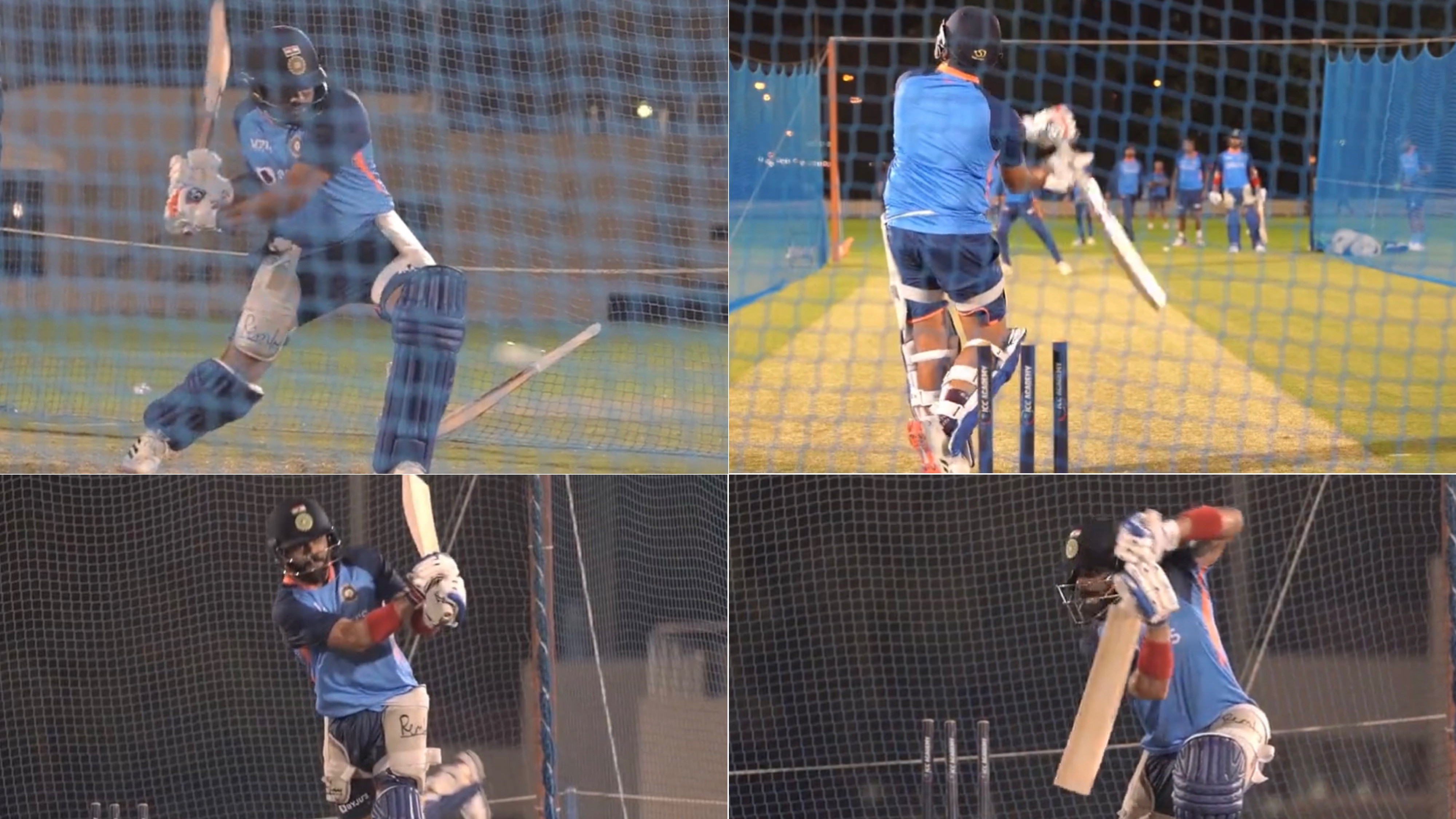 Asia Cup 2022: WATCH - Rohit Sharma and Virat Kohli send warning to Pakistan with power hitting at the nets