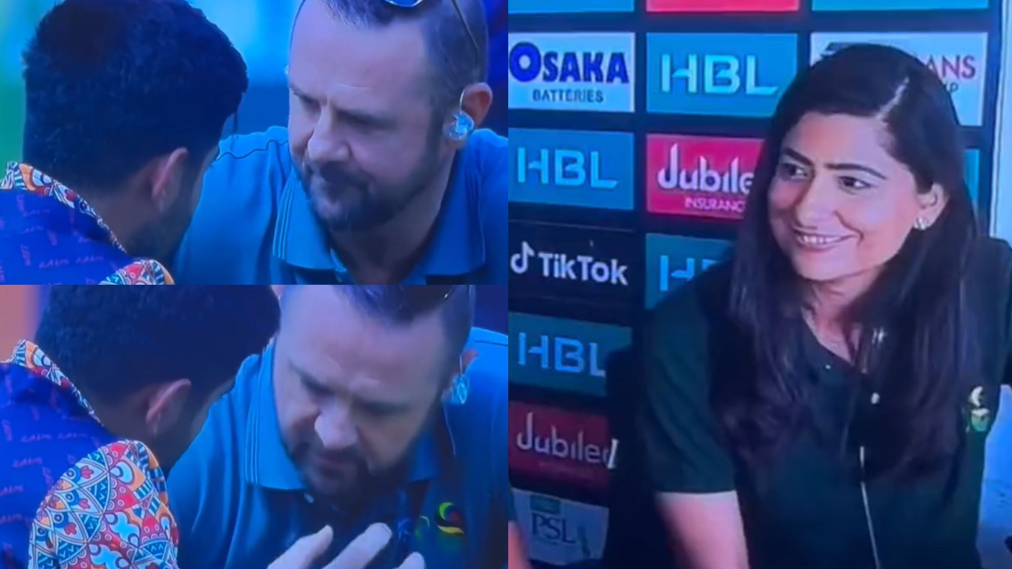 PSL 2023: WATCH- Simon Doull chats with Babar Azam during Zalmi v Islamabad match; Sana Mir takes a dig