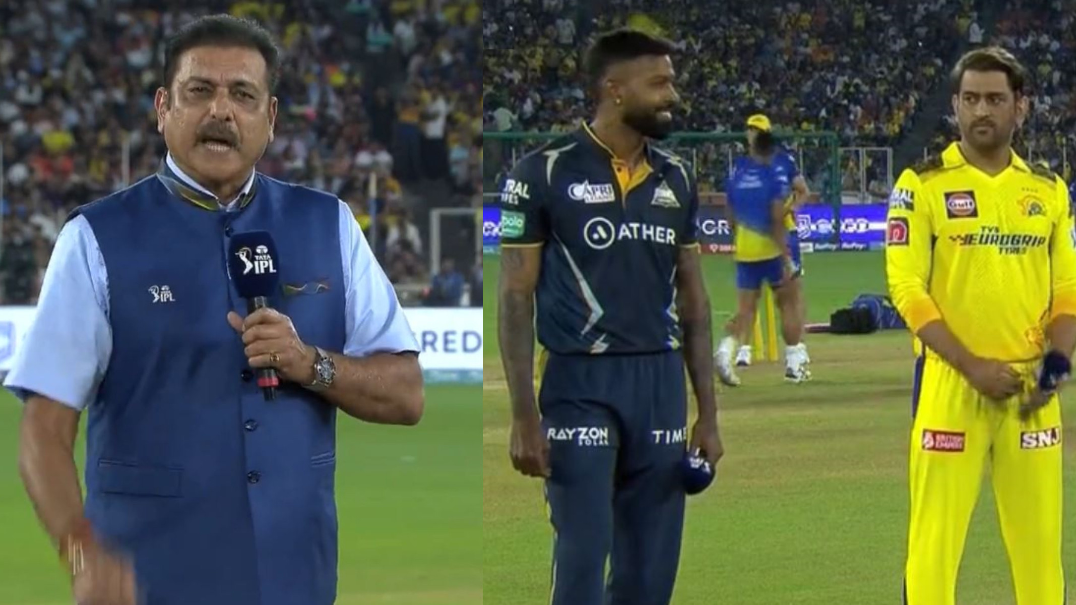 IPL 2023: WATCH- Hardik Pandya smiles as Ravi Shastri makes a gaffe, says Gujarat Giants instead of Gujarat Titans