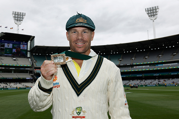 David Warner won the Player of the Match in MCG Test for his 200 | Getty