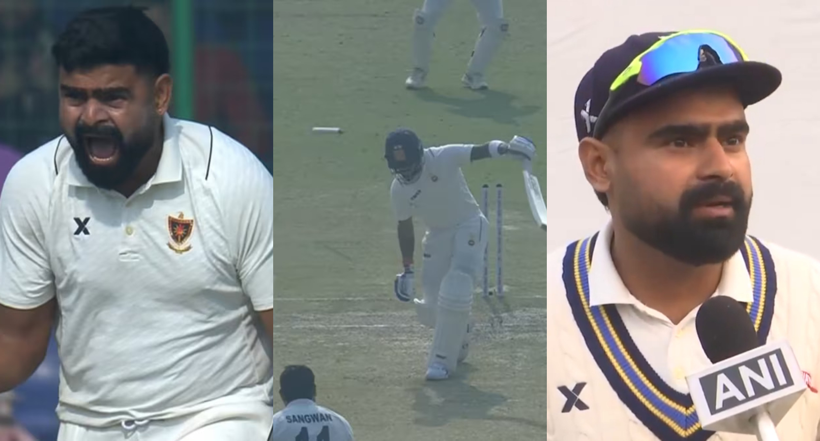 Himanshu Sangwan on dismissing Virat Kohli in Ranji game | X