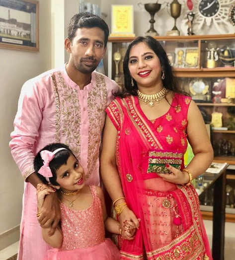 Wriddhiman Saha and wife Romi welcome baby boy to their family