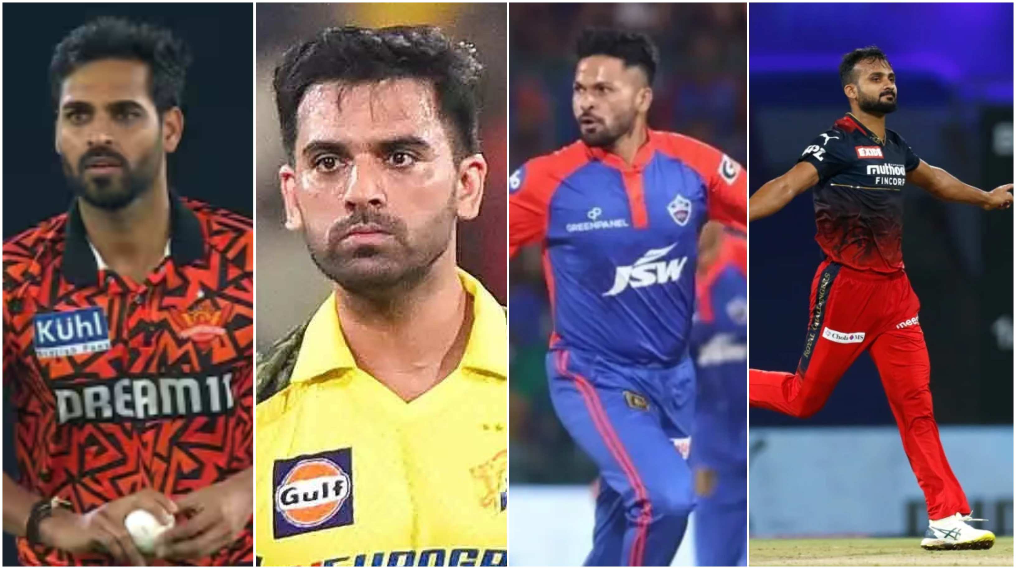 Bhuvneshwar Kumar, Deepak Chahar, Mukesh Kumar and Akash Deep | BCCI-IPL