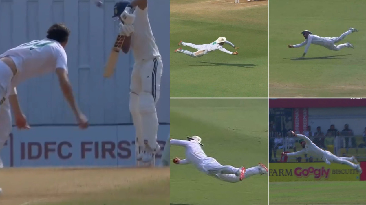 IND v SA 2025: WATCH- Aiden Markram’s excellent flying one-handed catch to send back Nitish Reddy