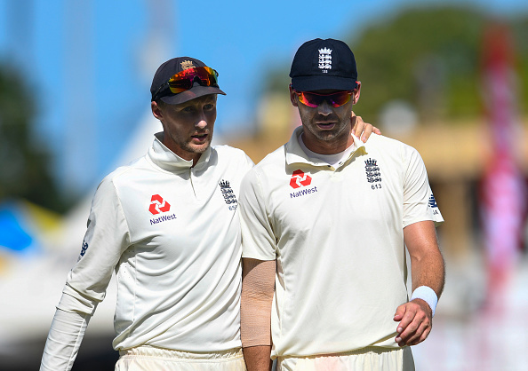 Joe Root and James Anderson | Getty