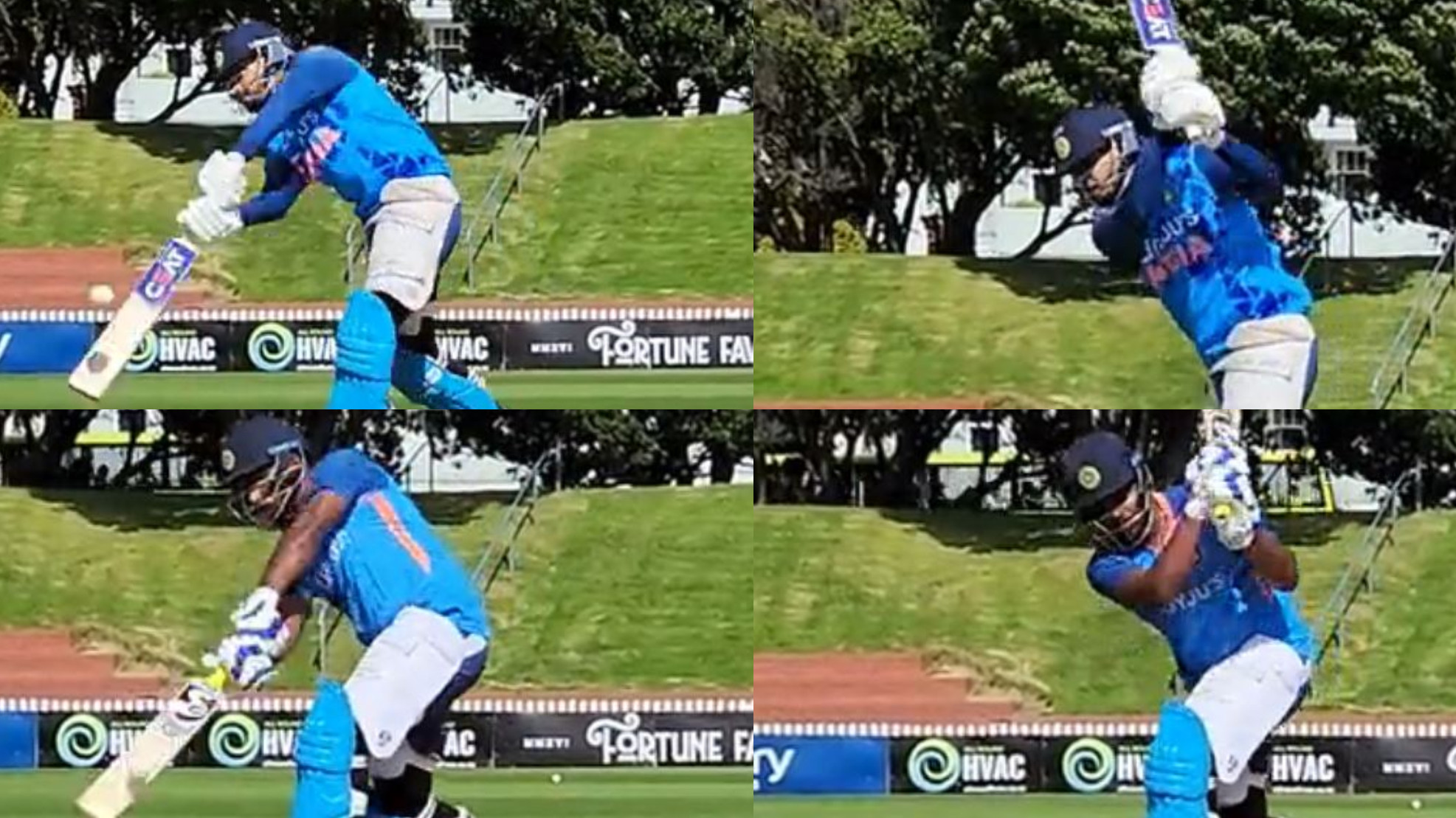 NZ v IND 2022: WATCH- Sanju Samson and Shreyas Iyer enthrall teammates with their no-look sixes in practice