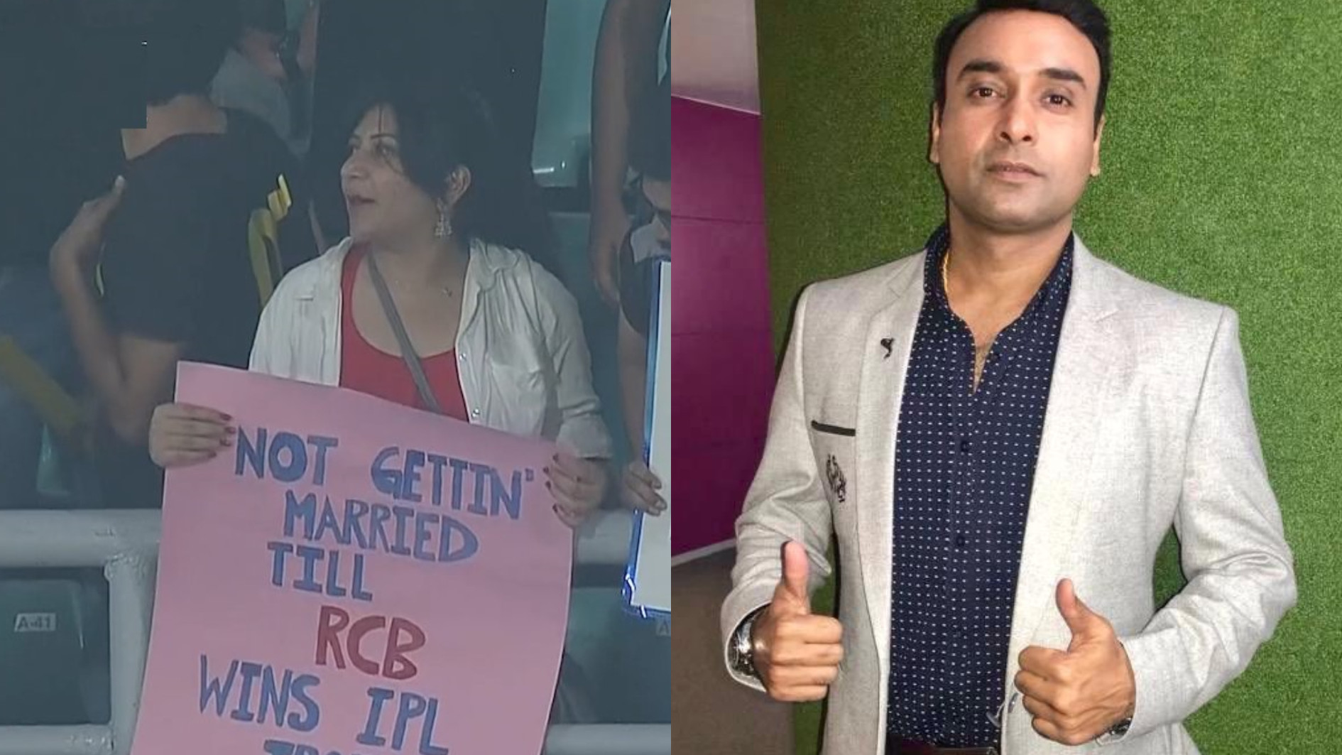 IPL 2022: “Really worried about her” Amit Mishra on a fan’s banner saying she won't marry until RCB wins IPL