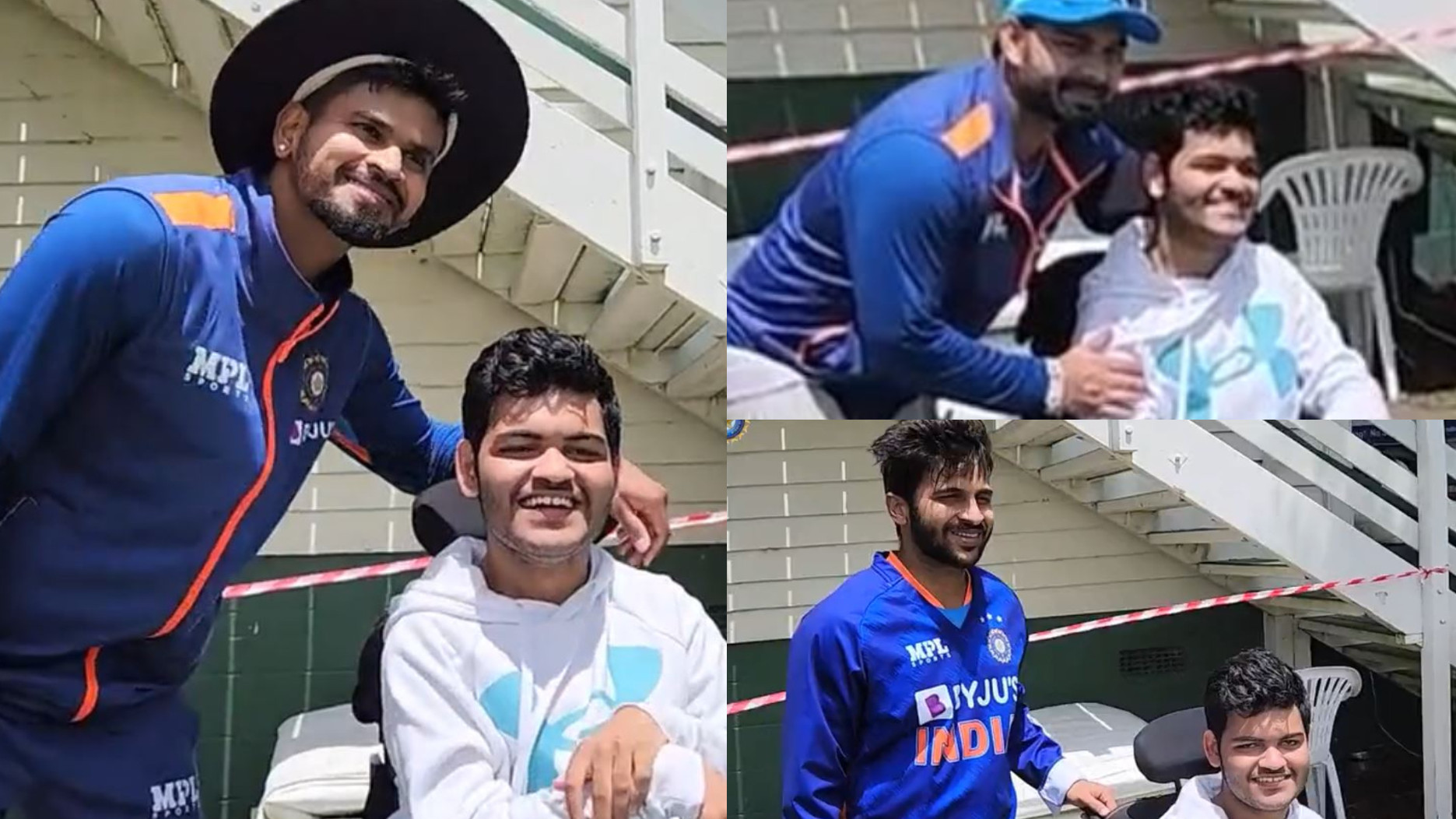 NZ v IND 2022: WATCH- Pant, Iyer, Shardul and other Indian players meet with special ‘super fan’ in Auckland