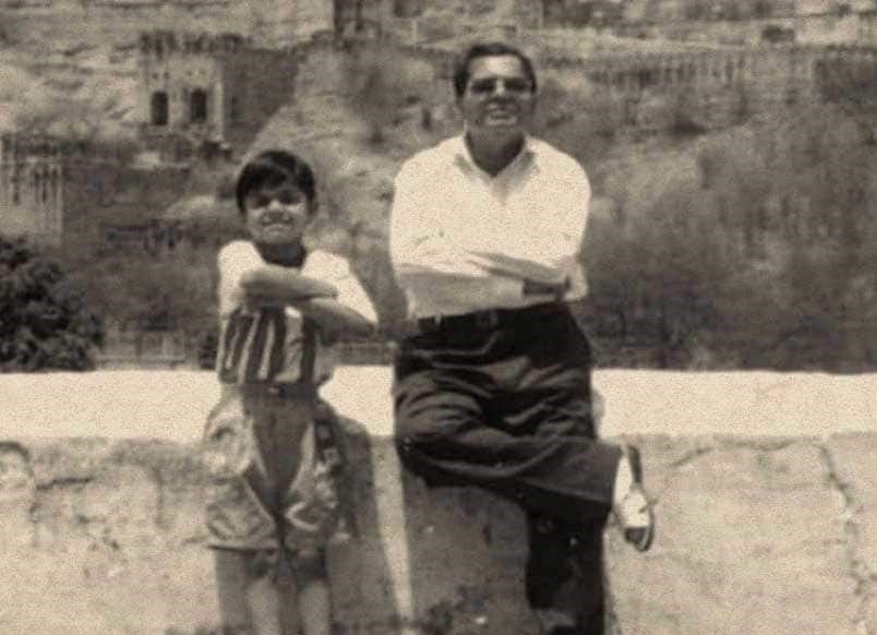 Virat Kohli and his father Prem