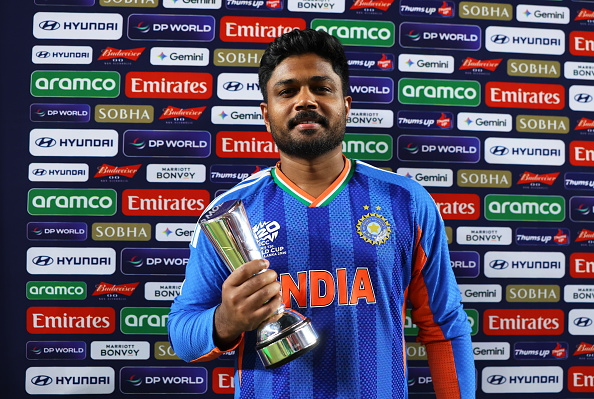 Sanju Samson made 321 runs in five innings in T20 World Cup 2026 | Getty