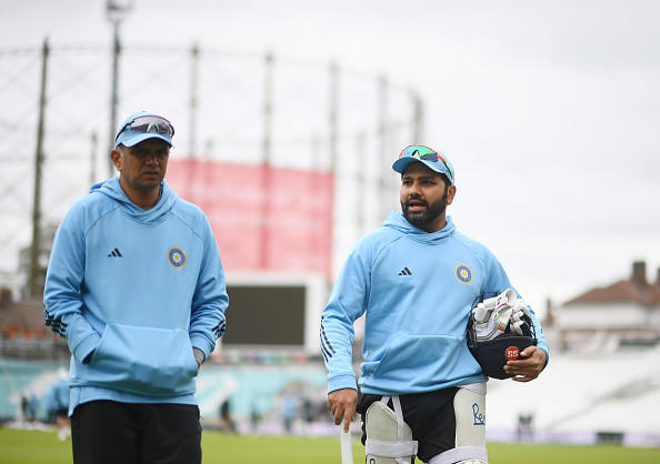 Rahul Dravid and Rohit Sharma | Getty