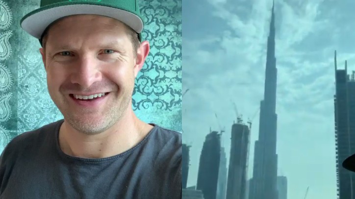 IPL 2020: WATCH - Shane Watson shares view of Burj Khalifa after being quarantined in Dubai