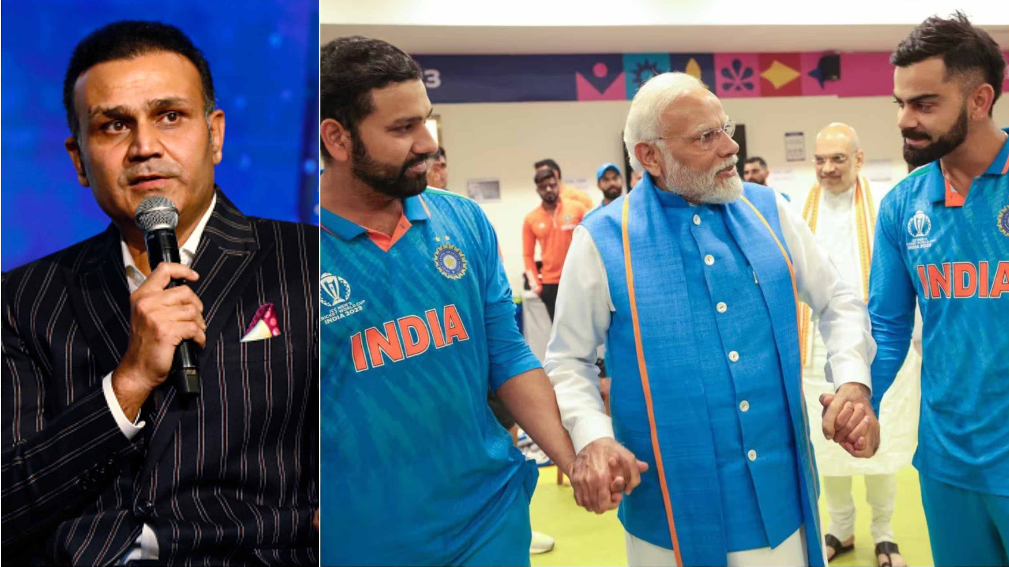 “It will motivate us to cross final hurdle,” Sehwag on PM Modi visiting Indian dressing room after World Cup final loss