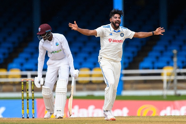 Mohammed Siraj claimed a five-wicket haul in West Indies' second innings | Getty