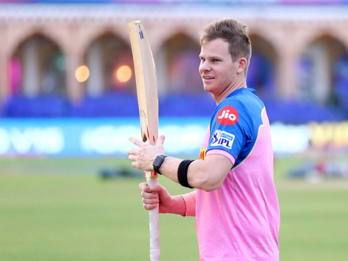 Steve Smith was bought for Rs 2.20 crores by Delhi Capitals in IPL 2021 auction | RR Twitter