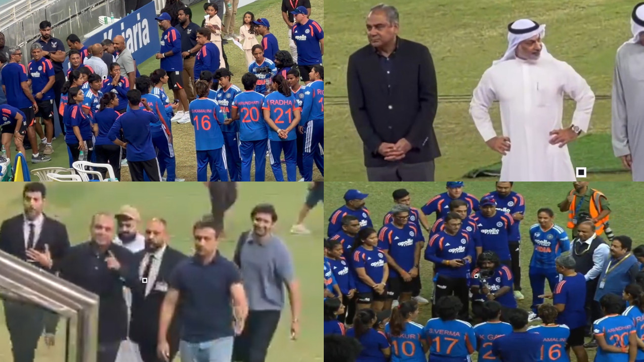 WATCH- Mohsin Naqvi leaves Dubai stadium after India refuse to take medals and trophy from him after winning Women's Asia Cup 2026