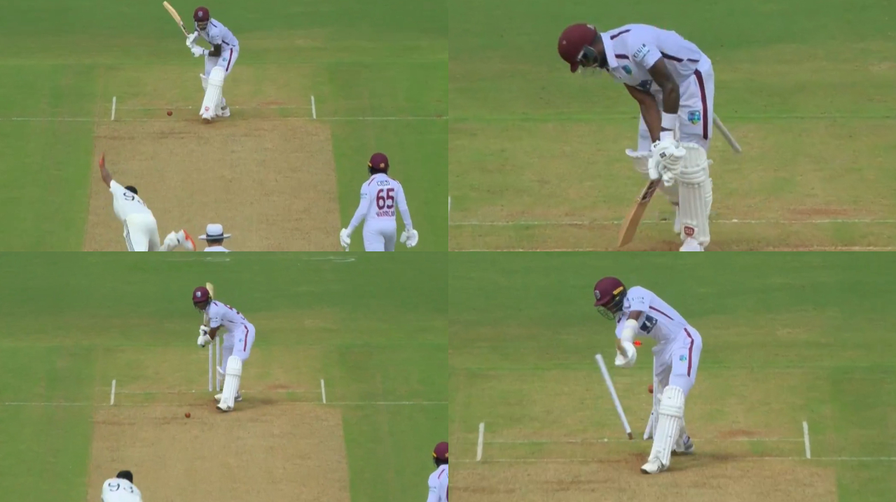 Justin Greaves and Johann Layne were castled by Bumrah yorkers | BCCI X