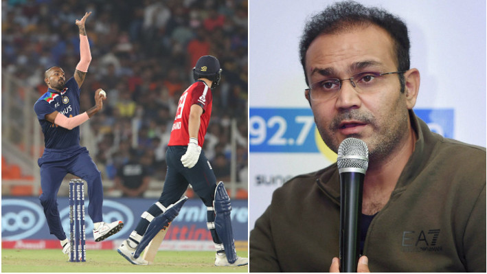 IND v ENG 2021: Virender Sehwag feels Hardik Pandya should have bowled few overs in ODI series
