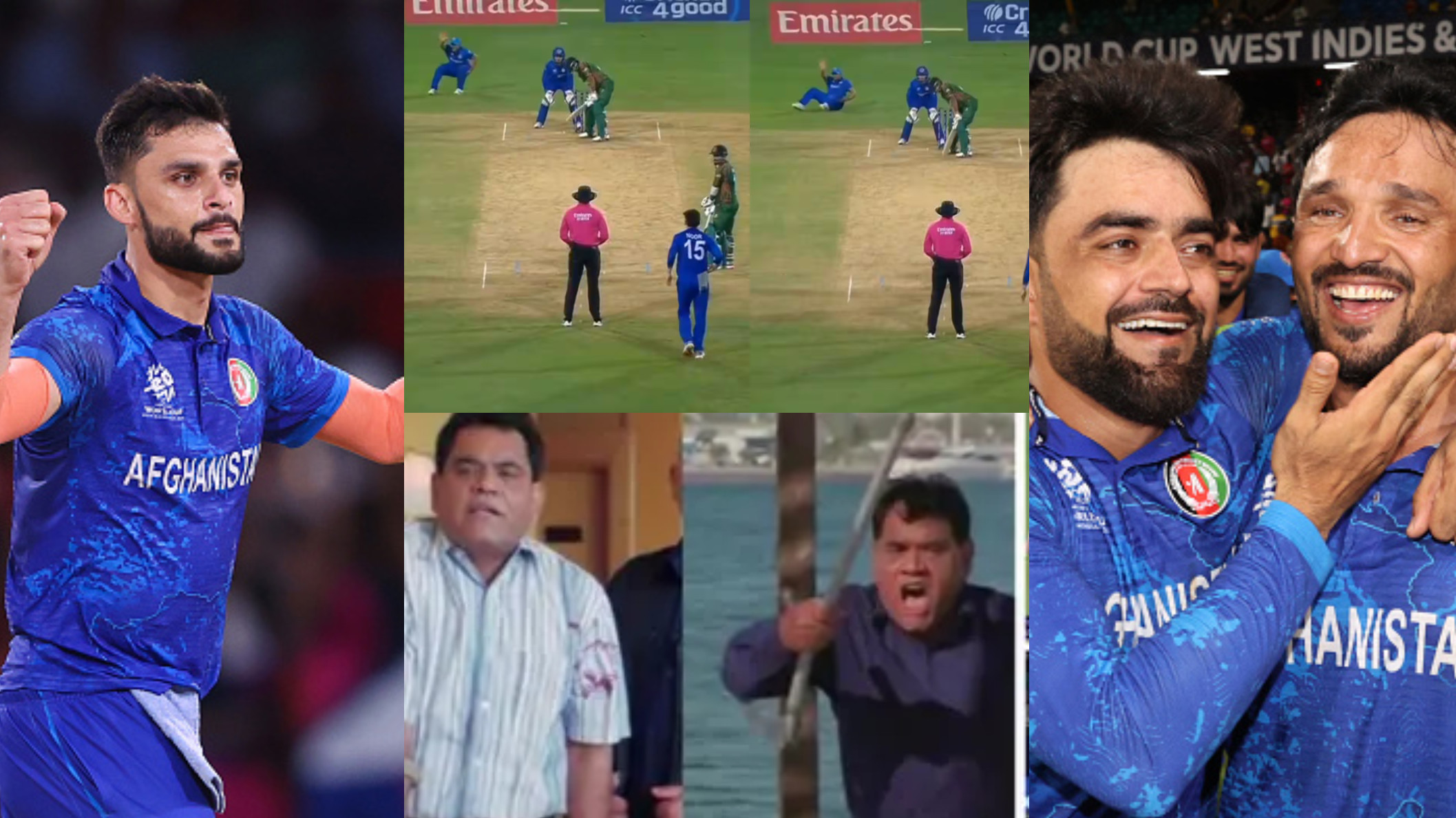 T20 World Cup 2024: Naveen Ul Haq shares hilarious meme on Gulbadin Naib; Afghanistan stars react