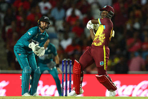 Sherfane Rutherford starred with the bat in West Indies' win over New Zealand | Getty