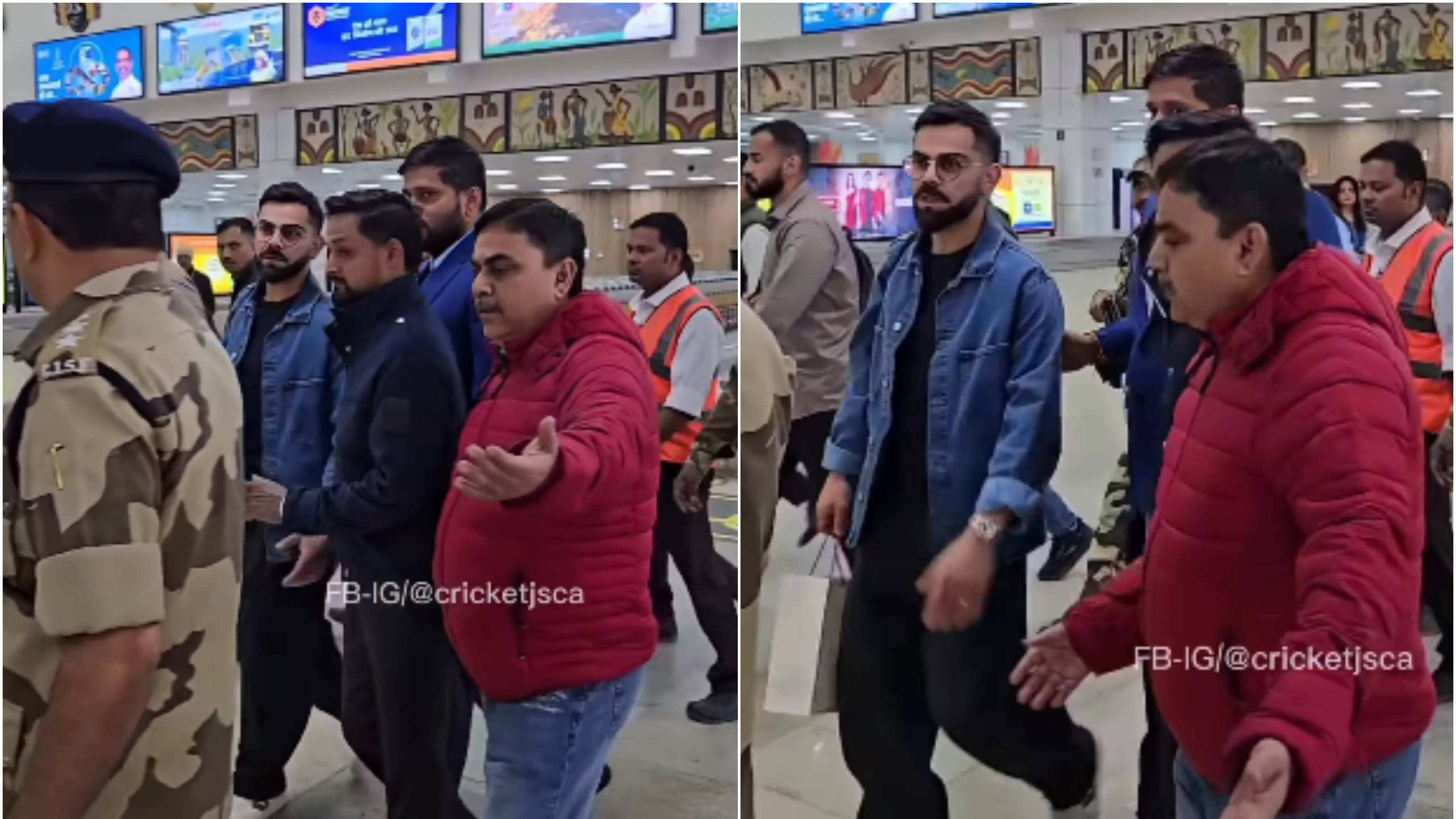IND v SA 2025: WATCH – Virat Kohli arrives in Ranchi ahead of 1st ODI; gets greeted by former India teammates at airport
