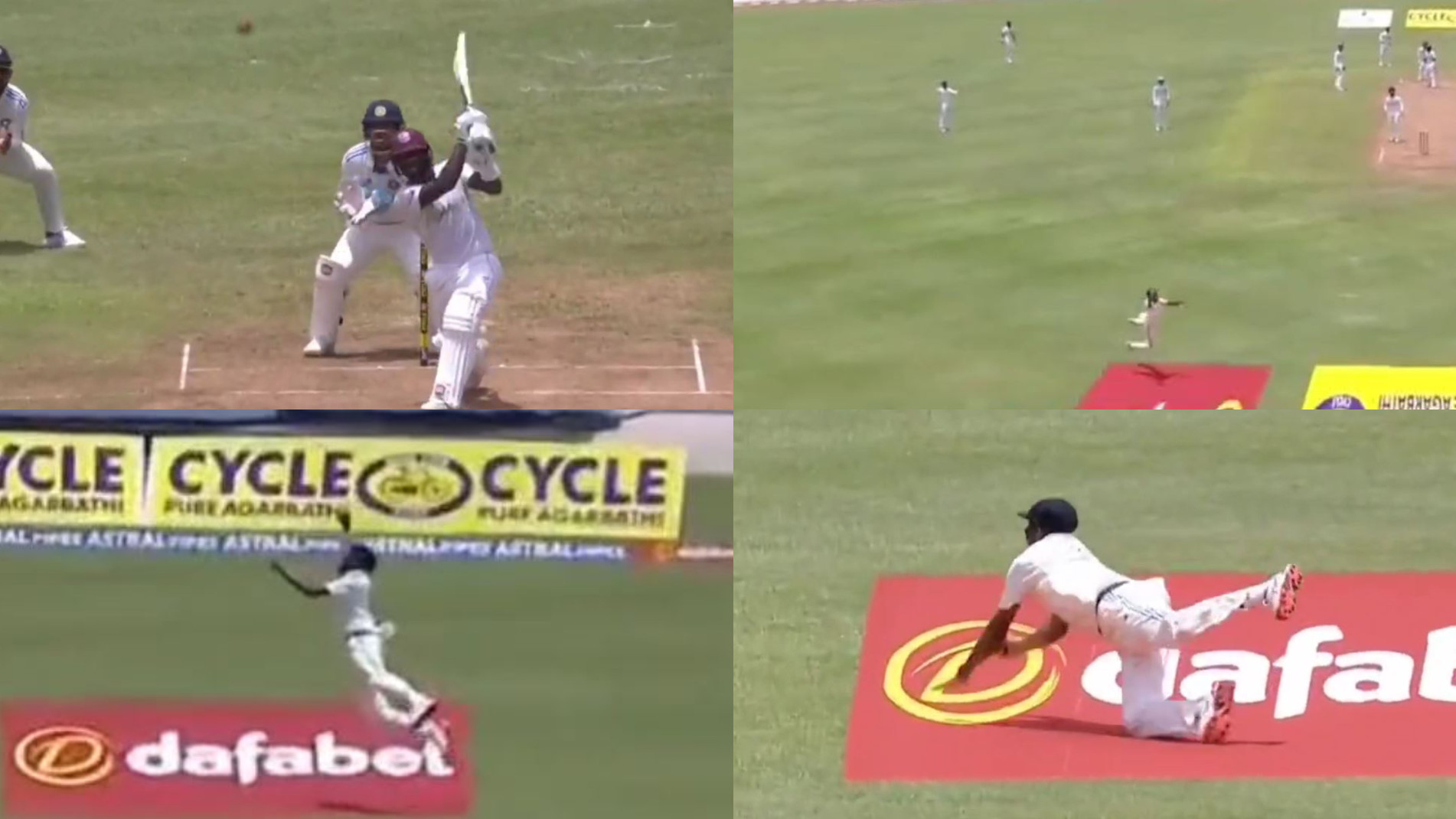 WI v IND 2023: WATCH-Mohammed Siraj’s astonishing diving one-handed blinder to get rid of Jermaine Blackwood