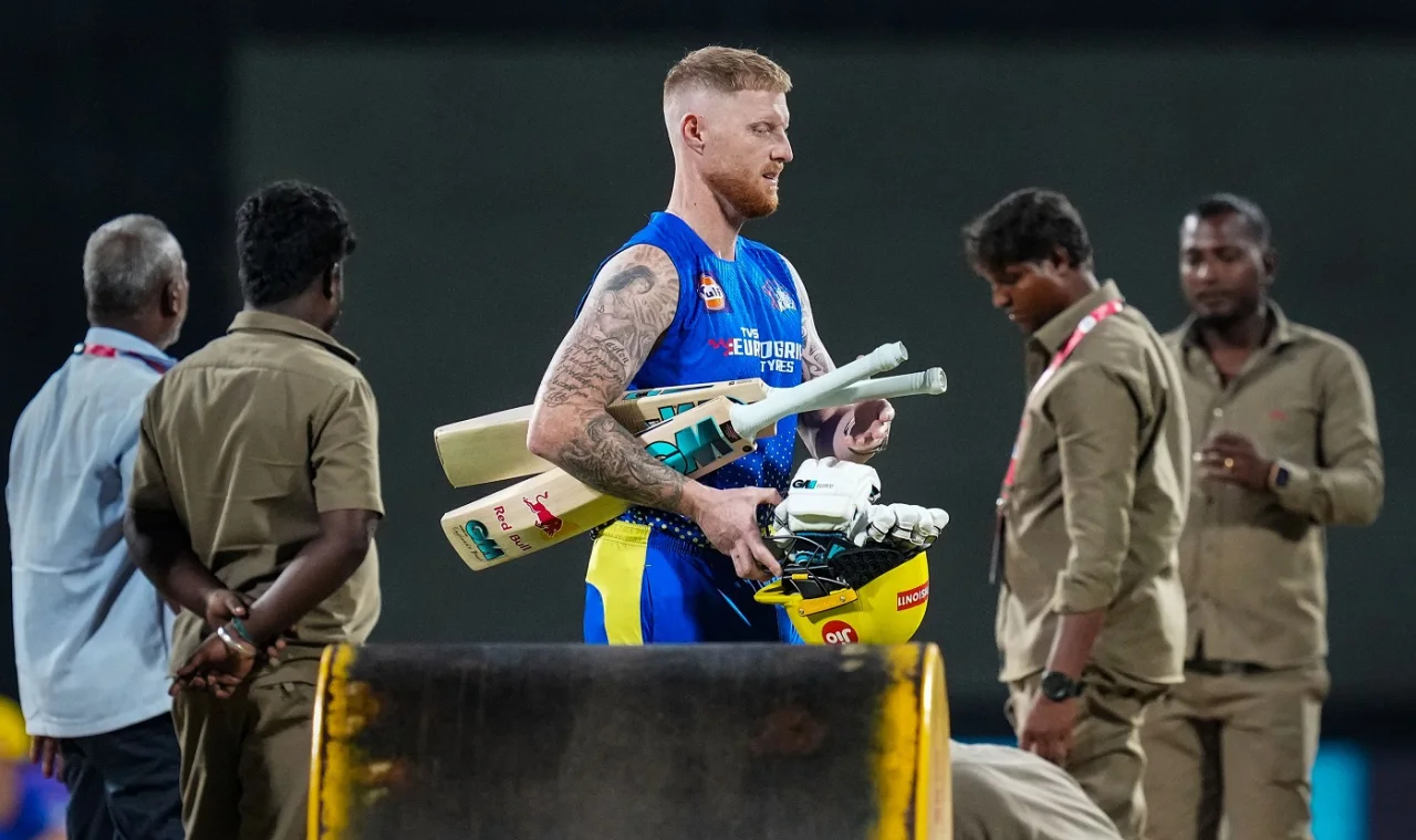 Stokes has not played for CSK since missing the MI game on April 8th | CSK Twitter