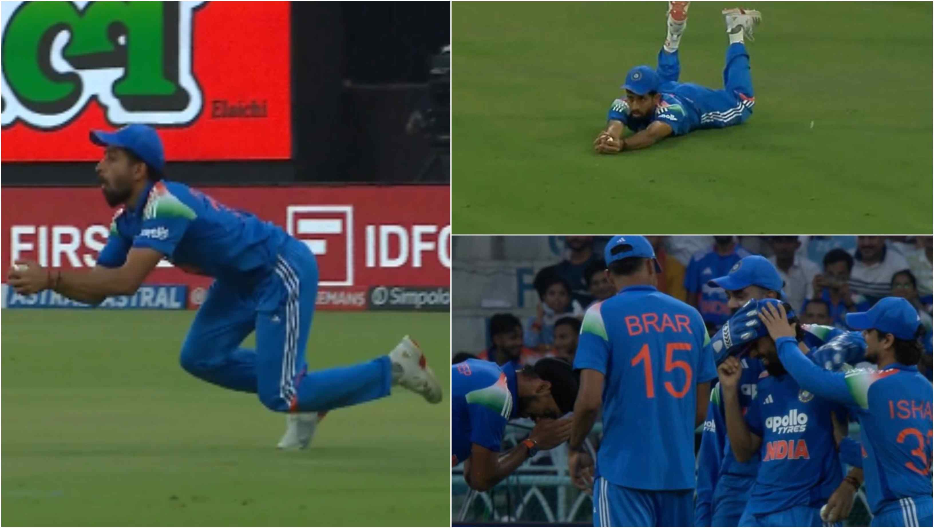 Prince Yadav's stunning catch to dismiss Ibrahim Zadran | X