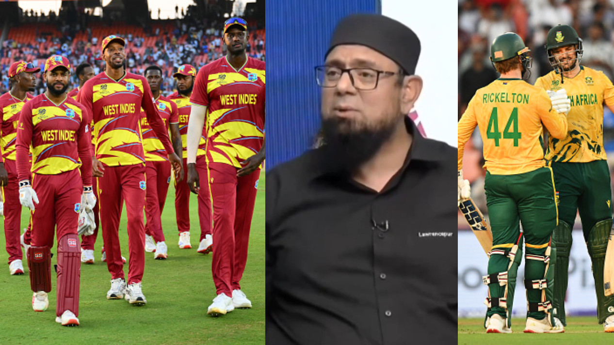 T20 World Cup 2026: WATCH- “West Indies changed all their plans”- Saqlain Mushtaq shares doubts on their performance v SA
