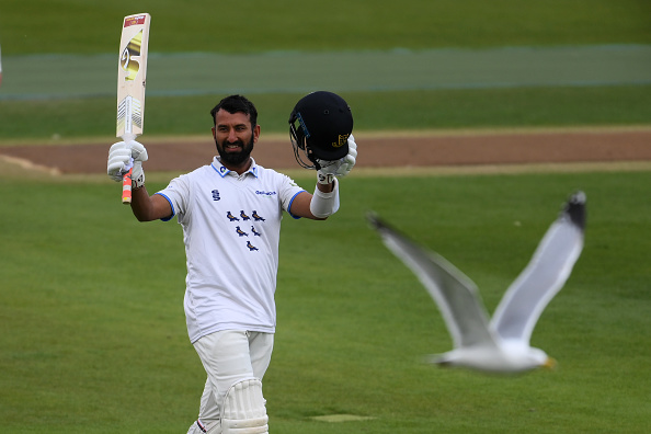 Cheteshwar Pujara played for Sussex during the IPL 2022 season | Getty