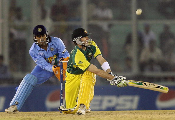 MS Dhoni and Damien Martyn | GETTY