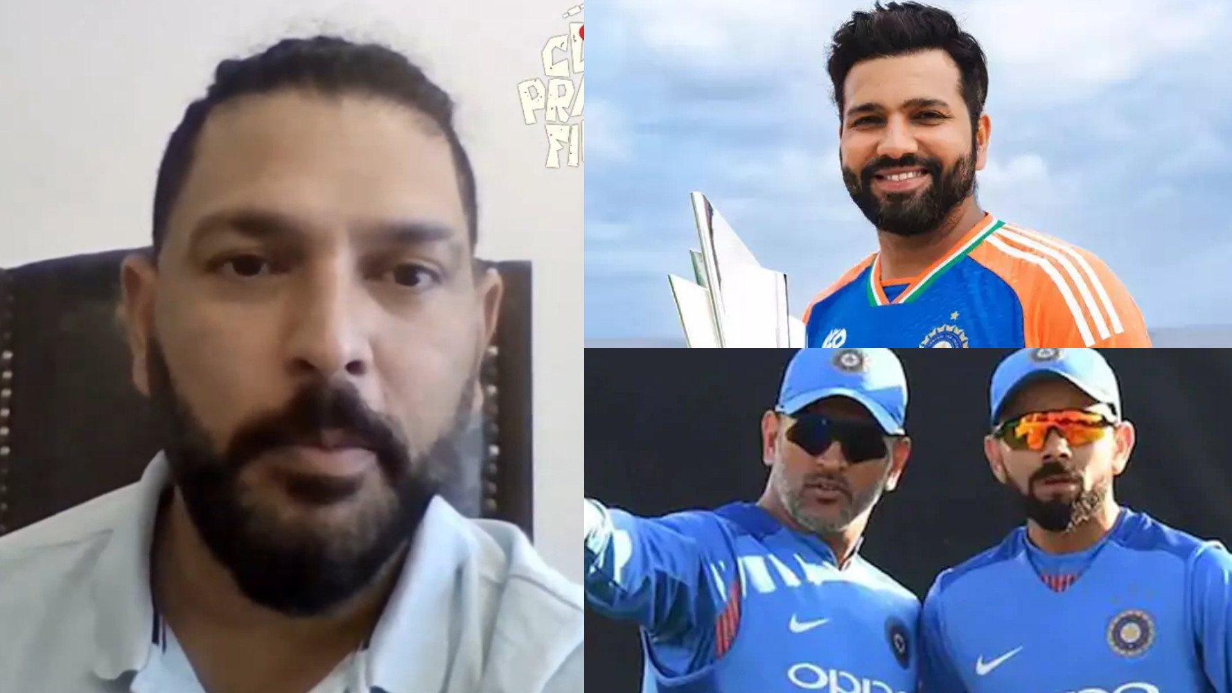 Yuvraj Singh snubs Virat Kohli and MS Dhoni; picks Rohit Sharma as his first-choice captain