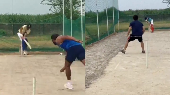WATCH: Suresh Raina, Piyush Chawla, and Mohammad Shami practicing in the nets together