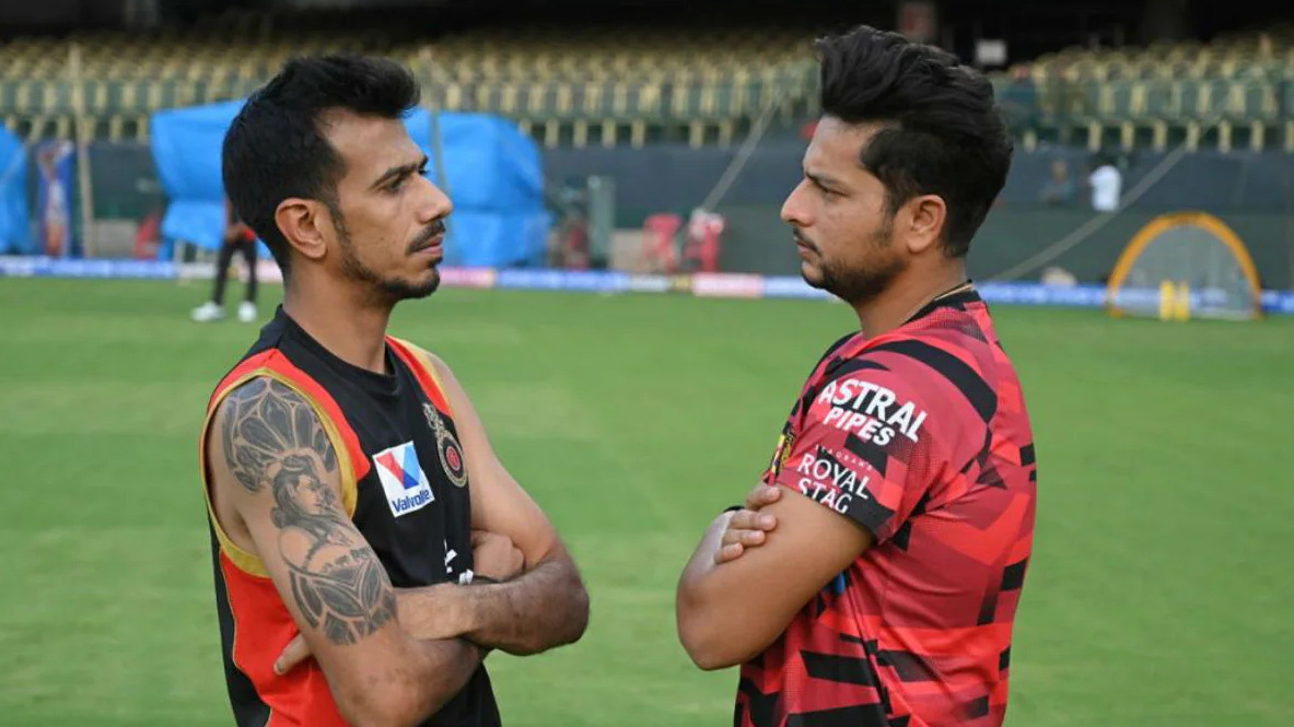 IPL 2021: 19 ke baad, par 21 se pehle nahi- Chahal and Kuldeep engage in banter ahead of RCB-KKR clash