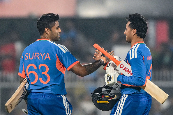 Suryakumar Yadav and Abhishek Sharma | Getty