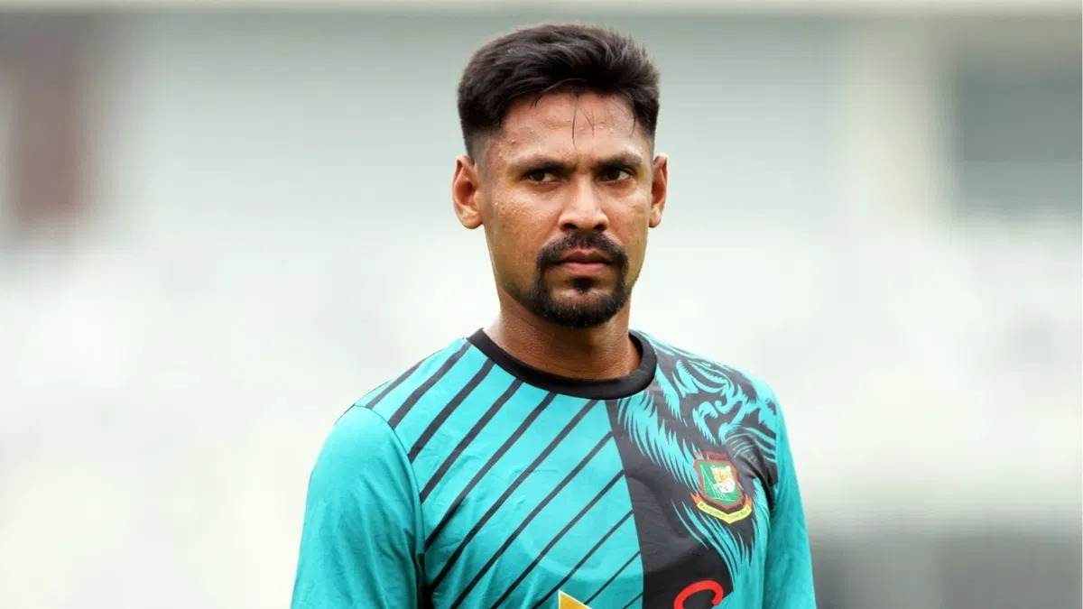 Mustafizur Rahman of Bangladesh was signed by KKR in IPL 2026 auction for INR 9.20 crores | Tanvin Tamim/Drik/Getty Images