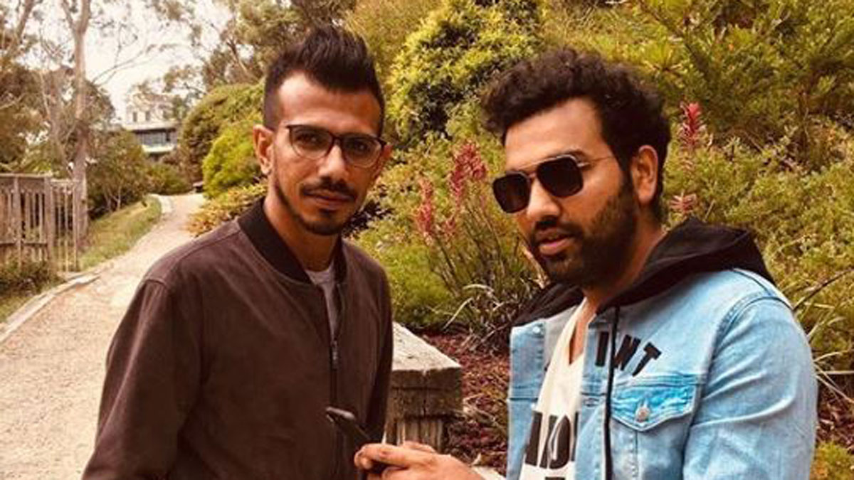 Chahal and Rohit tease each other constantly on social media