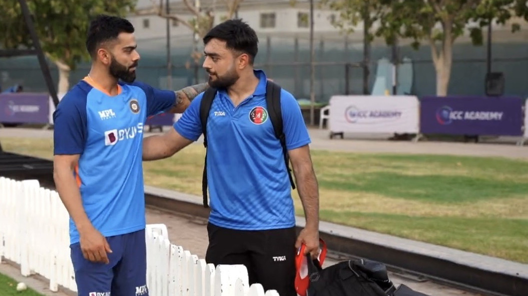 Asia Cup 2022: “Our nets were finished and still, he was there batting,” Rashid narrates interesting tale of Kohli