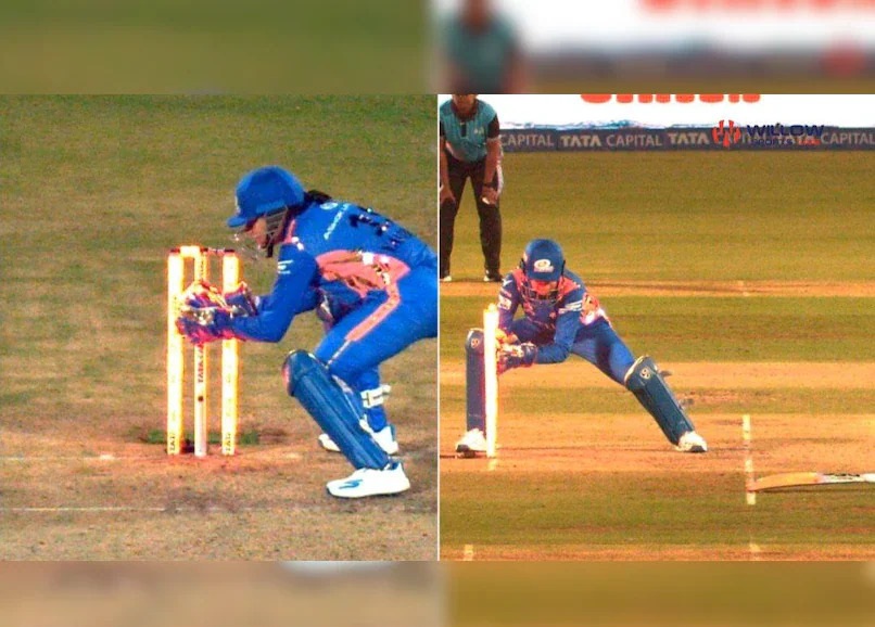 Run out decisions were discussion points during WPL 2025 MI v DC match | X