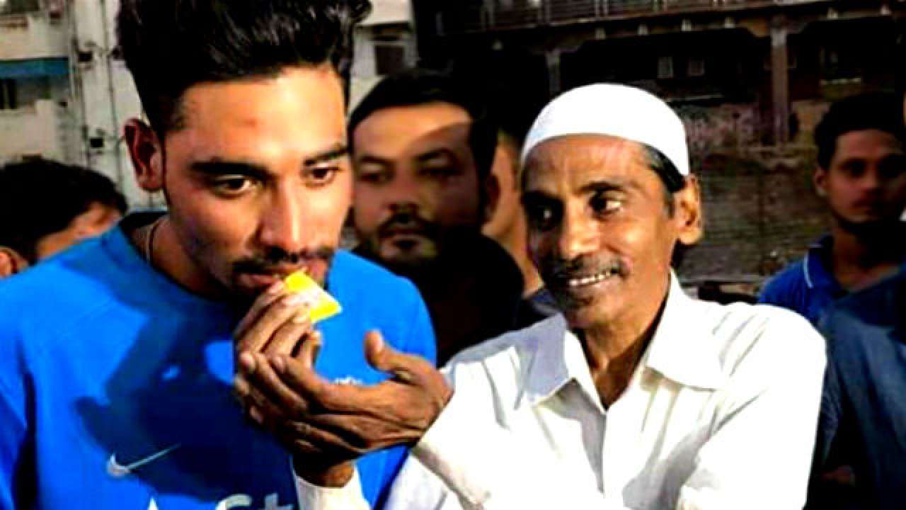 Mohammad Siraj with his late father Mohammed Ghouse