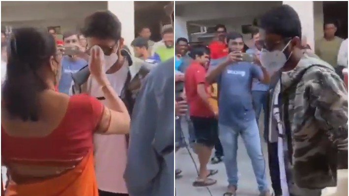 WATCH - Delighted neighbors welcome Shardul Thakur after a memorable win in Australia