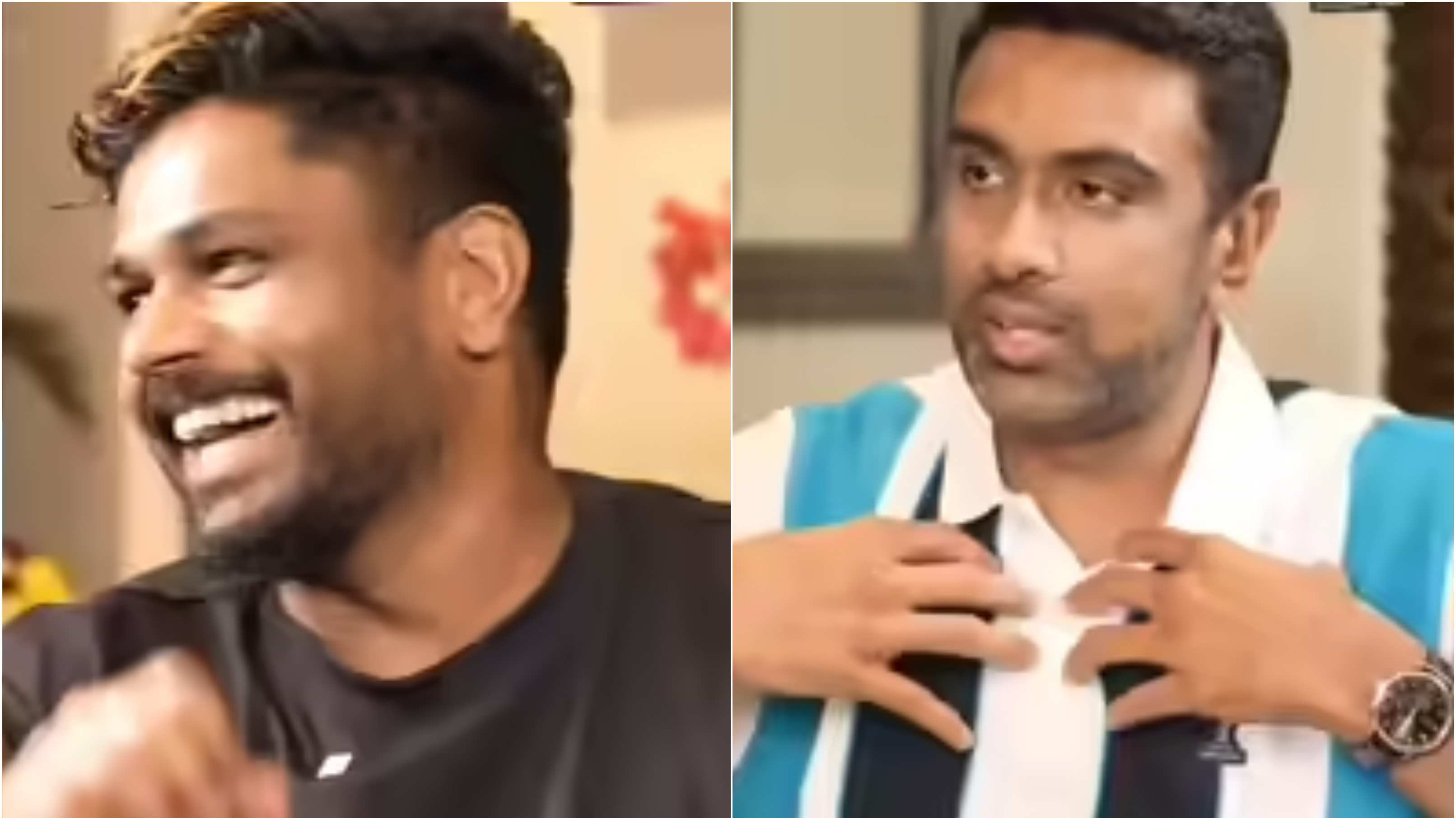 WATCH: Sanju Samson left in splits as R Ashwin teases him about IPL trade rumors, video goes Viral