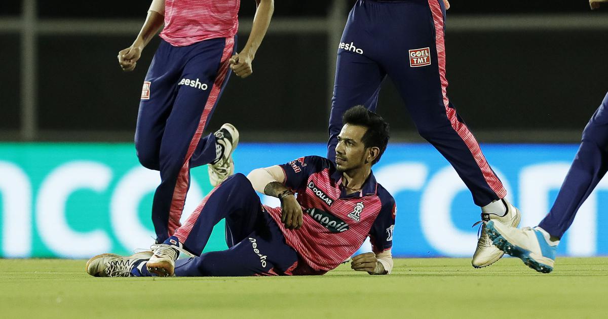 Chahal's hilarious celebration after taking the hat-trick | BCCI-IPL