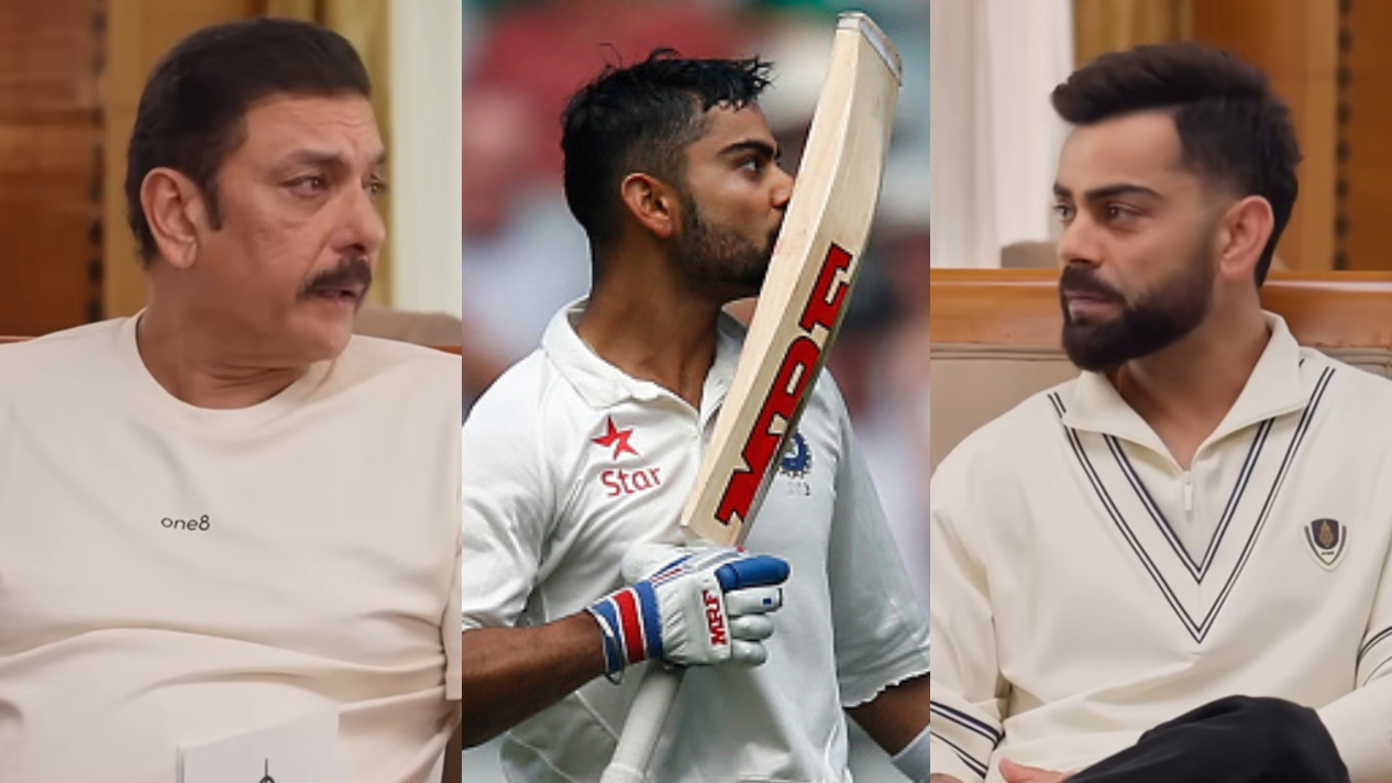 “I literally shook”- Virat Kohli on how he transformed his batting after Ravi Shastri questioned if he was scared to face the bouncer