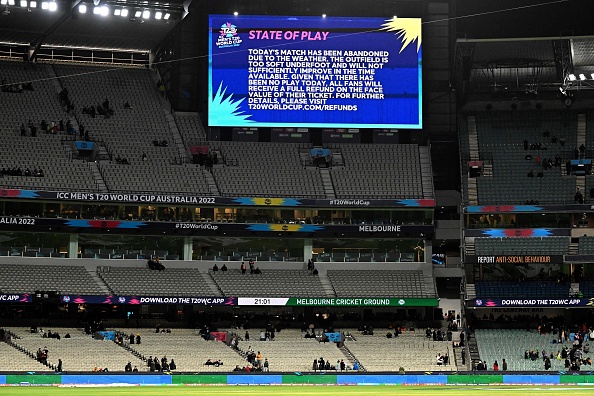 The blockbuster clash between Australia and England was abandoned due to rain | Getty