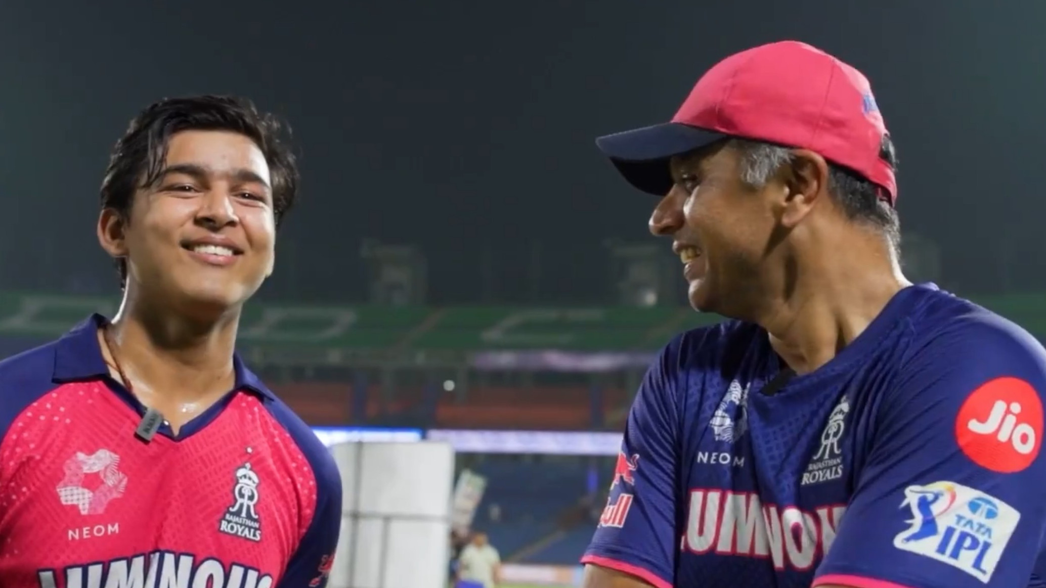 IPL 2025: WATCH- Vaibhav Suryavanshi says he received 500 missed calls after his ton; RR coach Rahul Dravid reacts