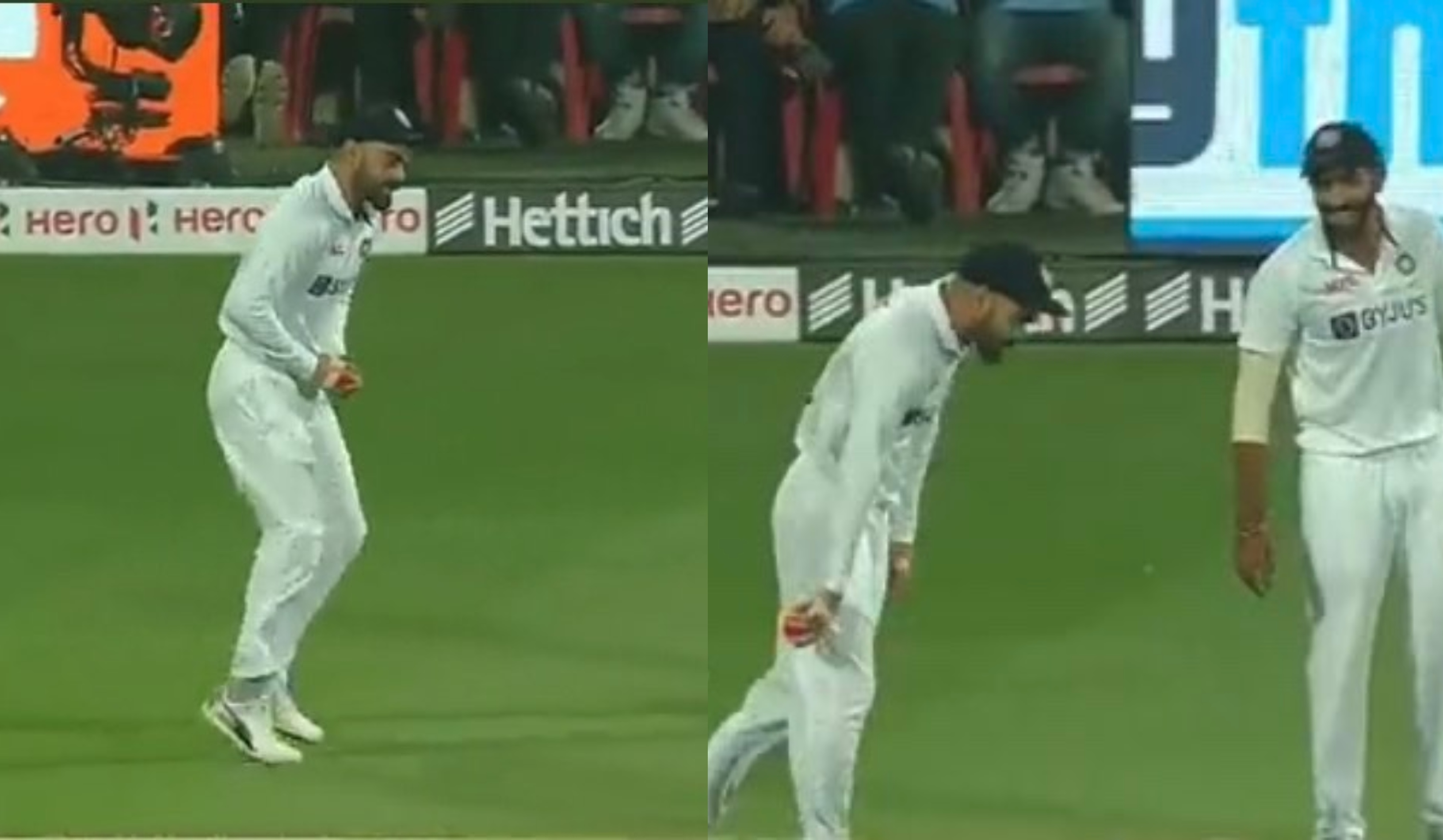 Kohli imitating Bumrah's action | Twitter