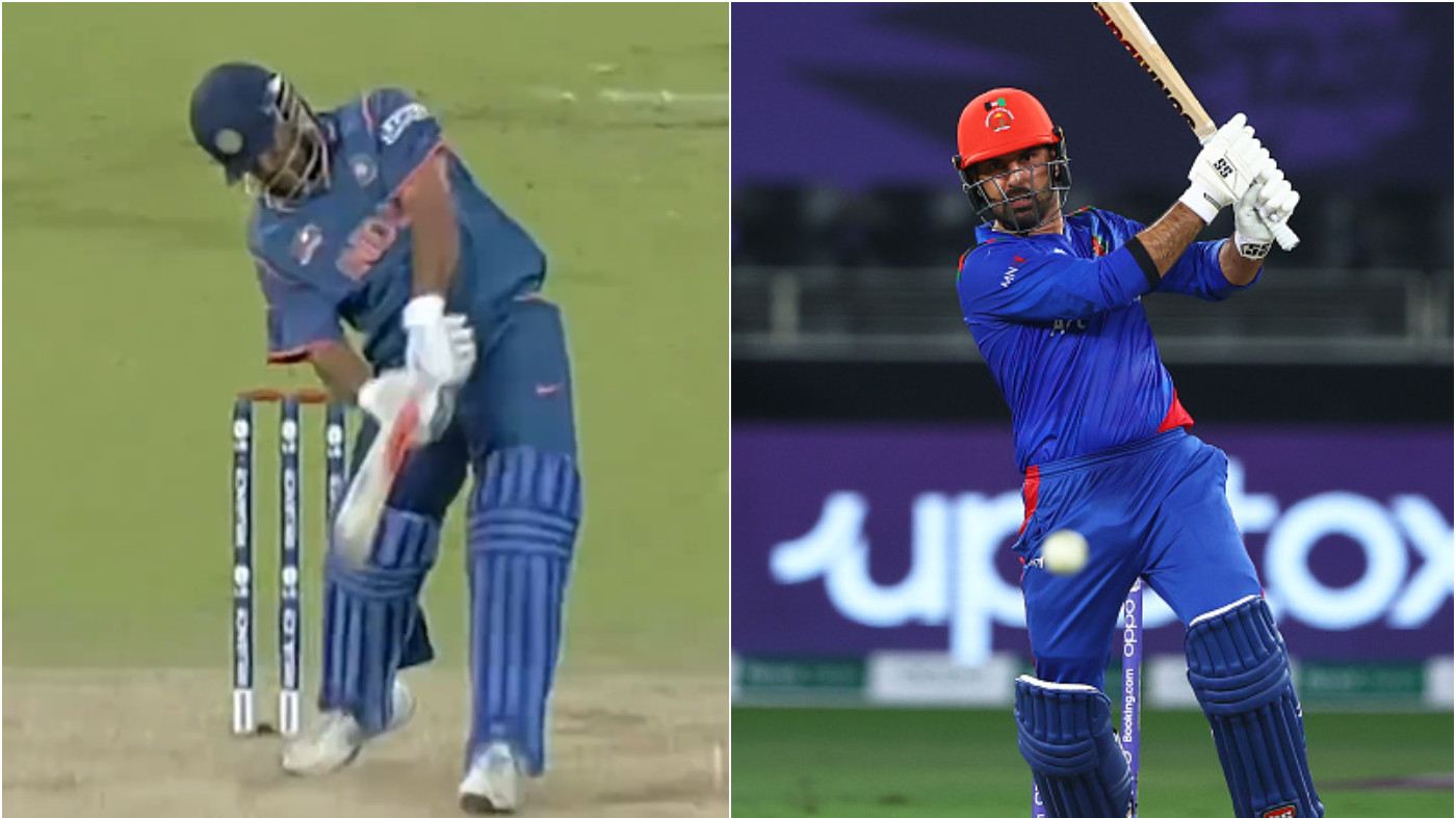 T20 World Cup 2021: WATCH - Mohammad Nabi says he would like to get MS Dhoni's Helicopter shot in his arsenal